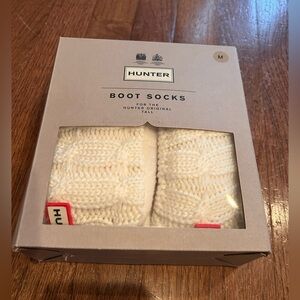 Hunter talk boot socks.  Never worn and in original box